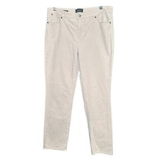 Talbots Flawless Five Pocket Straight Corduroy Pants Women Size 10 Light Pink