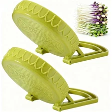 Sprouting Lids for Mason Jars Wide Mouth BPA Free Seed Germination Kit with