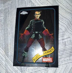 Topps 2025 Topps Chrome Marvel Bucky Barnes Base Set Non-Sport Card #124