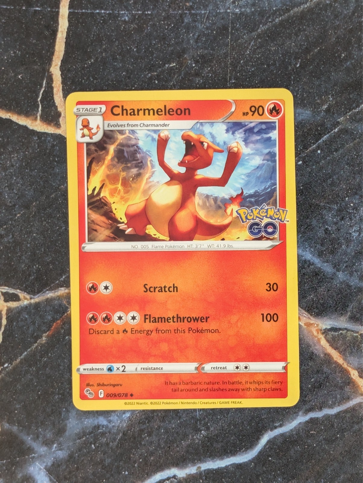 Charmeleon 009/078 Pokémon GO Regular