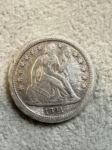 1841 O Seated Liberty Dime 10c XF Details Cleaned Nice Coin See Pics 7738