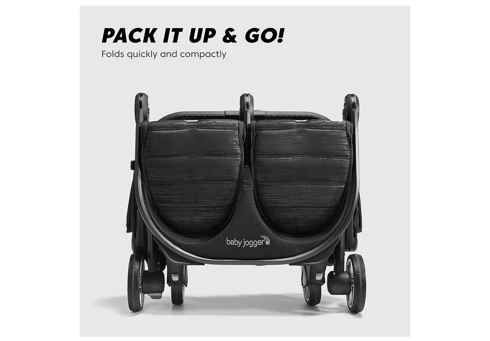 NUEVO Cochecito Doble Baby Jogger City Tour 2 Negro Foto 4 de 4