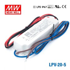 Mean Well LPV-20-5 Power Supply 20W 5V - Open Box