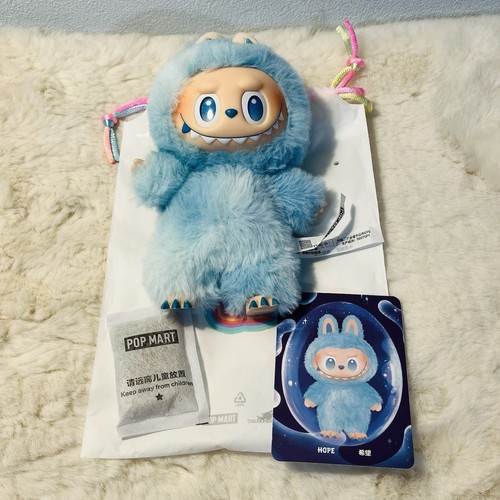 Labubu Devil Blue Figure Opened Unused Authentic POP MART Collectible ...