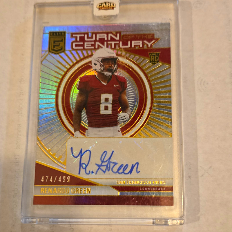 Panini 2024 Donruss Elite Renardo Green RC Auto Turn Century #TCA-RGR/499