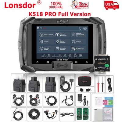 Lonsdor K518 PRO Full Version Progarmmer IMMO Remote Od0meter CAN FD and DOIP