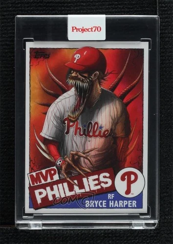 2021 Project 70 Online Exclusive 1985 Topps Baseball Bryce Harper by Alex Pardee