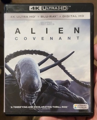 ALIEN COVENANT 2017 4K UHD + BLU-RAY NO DIGITAL EARTH DISNEY+ RIDLEY SCOTT OOP