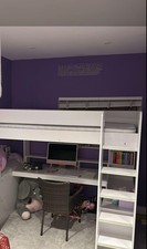 Bunk Bed With Desk, 1Drawer