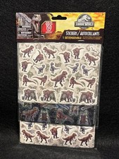 NEW Sealed Jurassic World Sticker Collection - 150 stickers 4 Sheets     