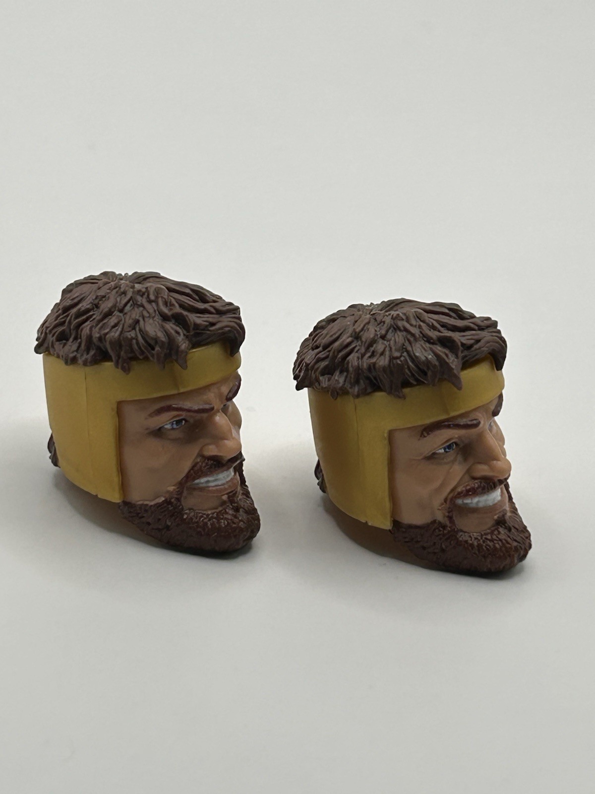 Marvel Legends Retro Series Hercules Head Lot Of 2 Versions Fodder 1/12 Scale