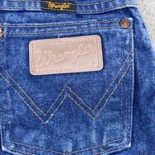 Wrangler Cowboy Cut Boys Jeans 10 Slim Bootcut Blue Denim Ink Thrashed Adjustabl