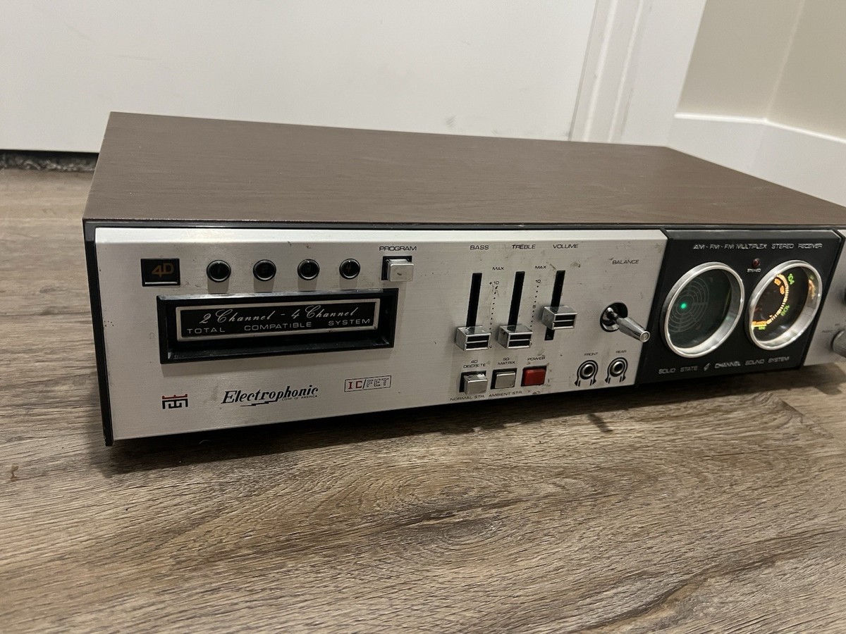 Vintage Electrophonic AM / FM Stereo 8-Track Player Model 447
