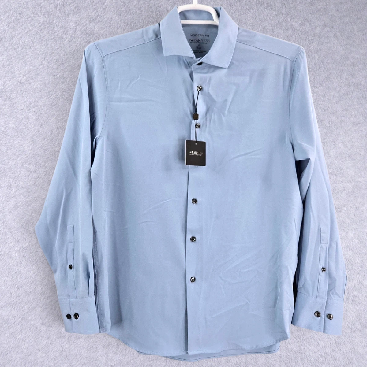 Kenneth Cole Solid Regular Size Dress Shirts for Men for sale | eBay