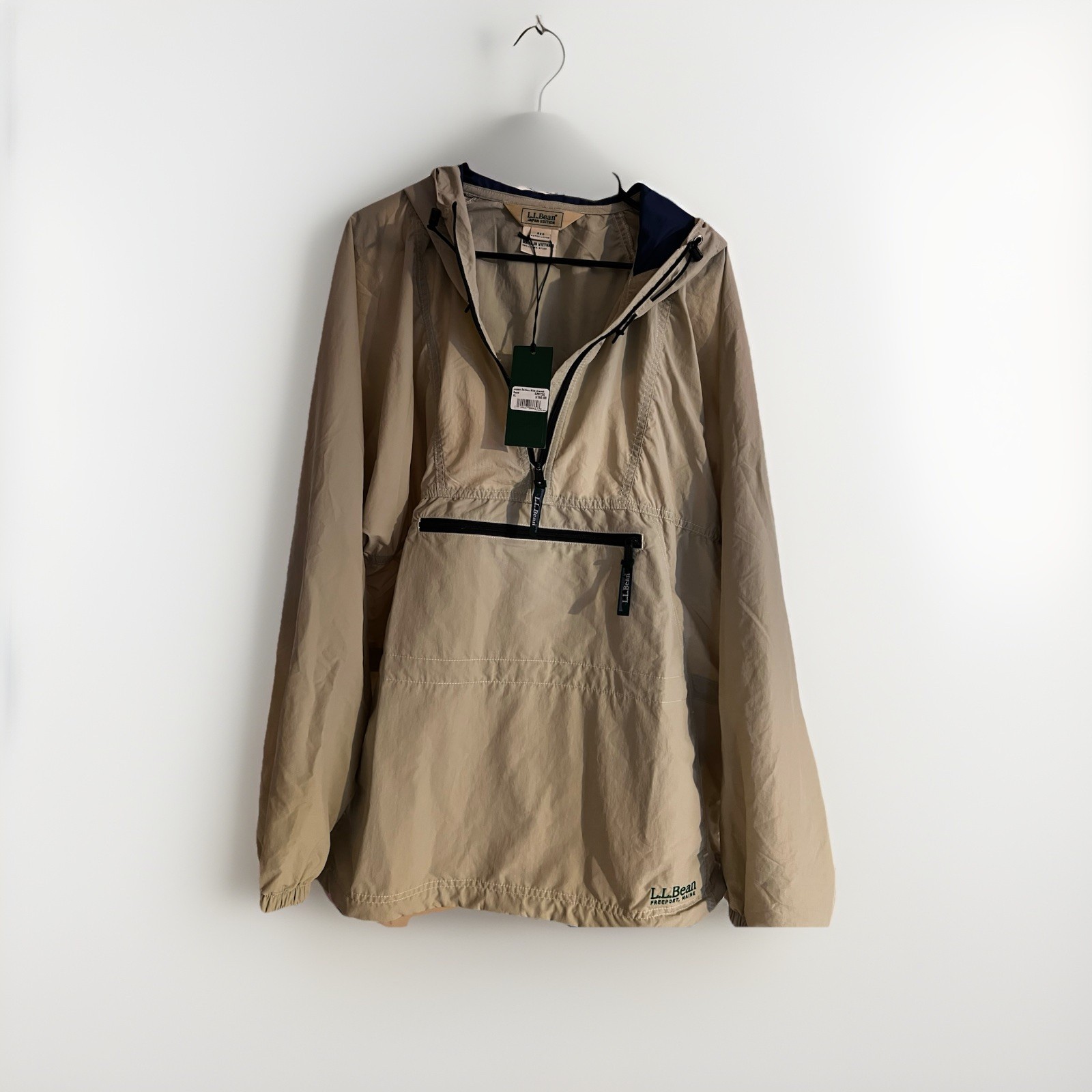 L.L. Bean Japan Edition Men's XL Beige Anorak Jacket