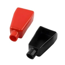 2 PCS Battery Terminal Covers, Soft PVC Insulating Flexible Battery Terminal 