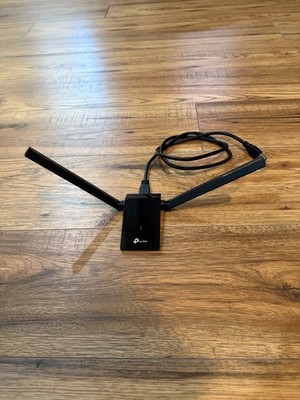 TP-Link Archer T4U Plus AC1300 Dual Antennas High Gain Wireless USB Adapter Used