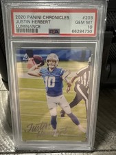 2020-Justin Herbert RC. Luminance. Los Angeles Chargers. 🏈📈🔥🐐