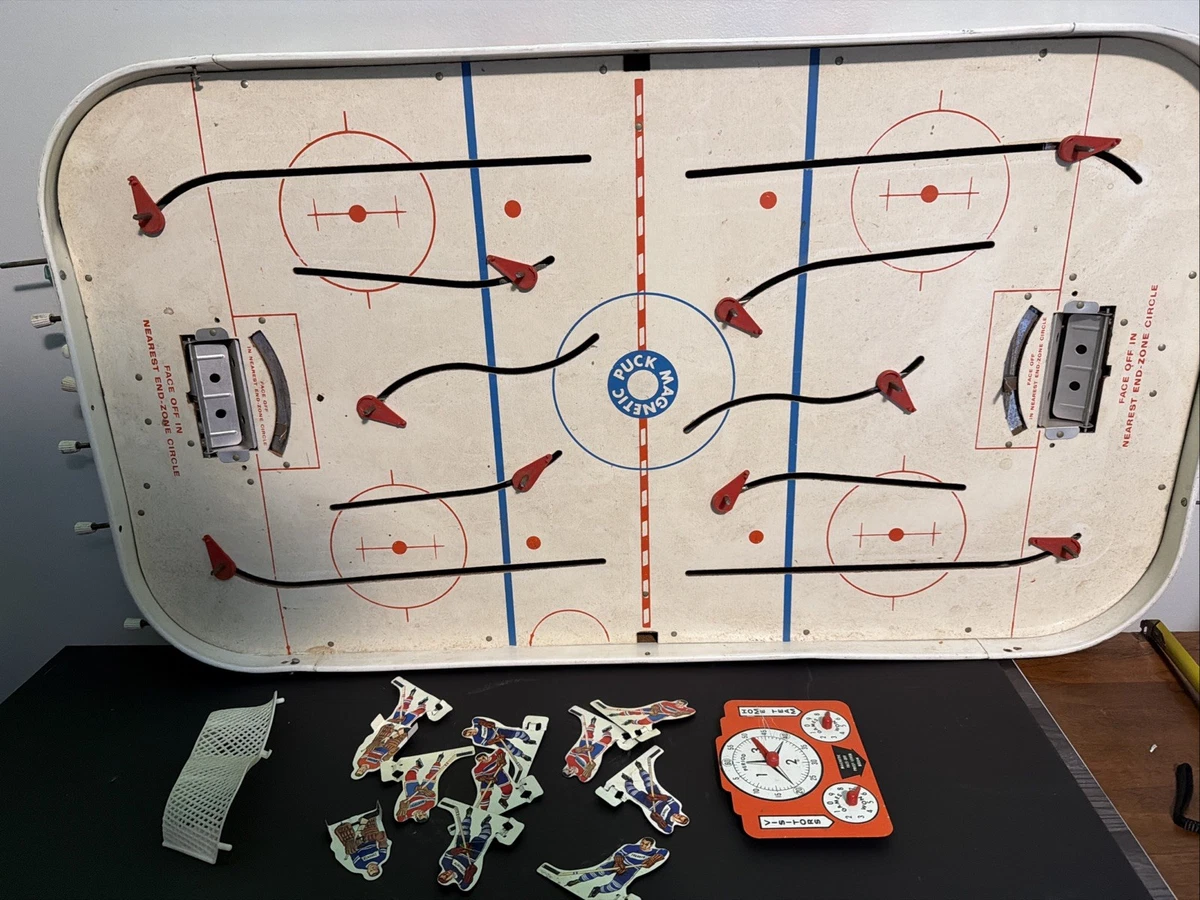Table Hockey Game In Vintage Manufacture Board & Traditional Games