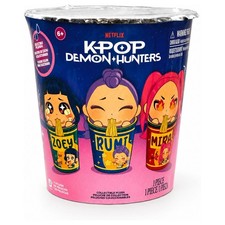 Jazwares K-Pop Demon Hunters Mini Pl&uuml;sch Blind Ramyeon Cup Mystery Sammlerfigur
