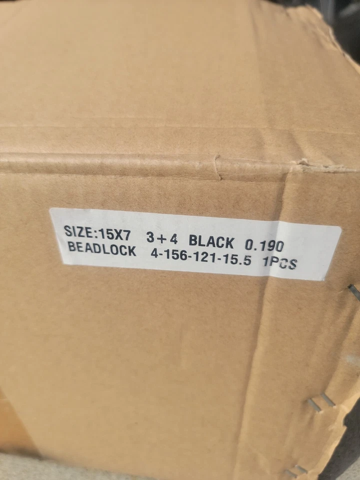 Muscle Race Wheel Gunner Beadlock Utv 15x7 inch 4x156 lug Polaris lug 3+4 offset - Image 2 of 4