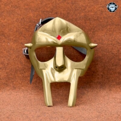 MF Doom Gladiator Mask Anti-Rust Steel Face Mask for Cosplay Unique Gift