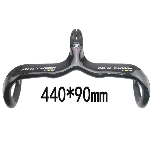 Integrated Carbon Bicycle Handlebar Road Race Bike Drop Bar 28.6mm 400/420/440mm - Picture 34 of 48
