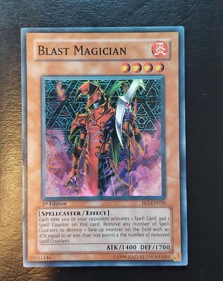 Yugioh Blast Magician FET-EN020 Ultimate Rare 1st Ed. FOIL/HOLO Flaming Eternity | eBay Yugioh Blast Magician FET-EN020 Ultimate Rare 1st Ed. FOIL/HOLO Flaming Eternity | eBay