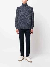 NWT 4500 Brunello Cucinelli Men Cashmere Blend Speckled Turtleneck 50/40US A252