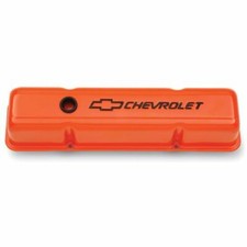 Proform 141-784 Engine Valve Covers Stamped Steel Tall Orange Fits Sb Chevy New Proform 141-784 Engine Valve Covers Stamped Steel Tall Orange Fits Sb Chevy New