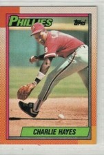 1990 Topps Baseball Card # 577 Charlie Hayes - Phillies