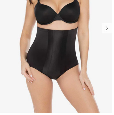 MIRACLESUIT Shape with an Edge High-Waist Shaping Brief Size L/Black/Style 2705