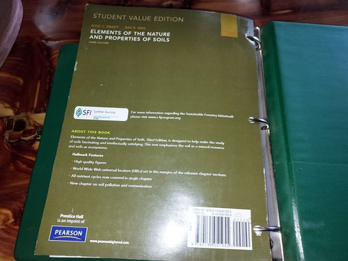 Student value edition textbook "Elements of the Nature and Properties of Soils" - Picture 2 of 8