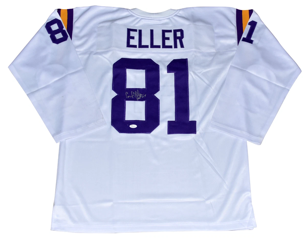 NFL Carl Eller ミネソタ バイキングス 直筆サイン入りユニフォーム Carl Eller Minnesota Vikings NFL Original Autographed Jerseys for