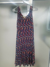 Banana Republic Woman’s SZ S Purple Orange Gray & BlackSleeveless Stretchy Dress