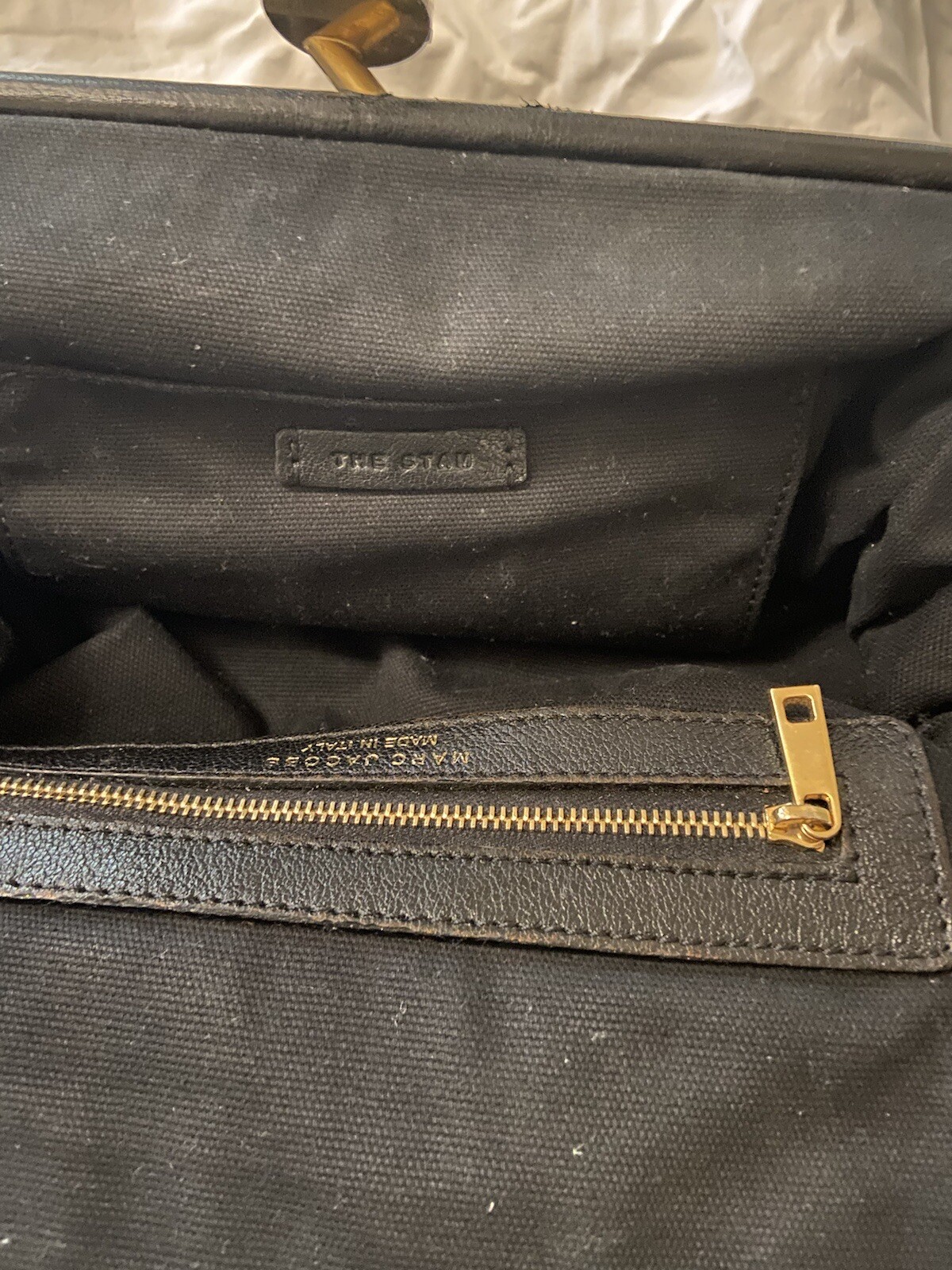 Marc Jacob’s The Stam Bag In Black image 5