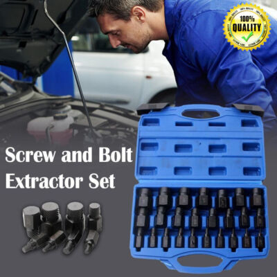 Screw and Bolt Extractor Set, Screw Extractor Remover, Broken Bolt Remover HS5