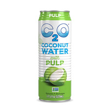 C2O Pure Coconut Water with Pulp  Plant Based  Non-GMO  No Added Sugar   FL