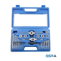 Gsr Gewindeschneider Satz 24Tlg. M3-M12 Spiralbohrer Hss Gewindebohrer Metrisch