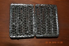 Vintage Large Chunky SP Rentangle Ladies Belt Buckle 4.5" x 3"