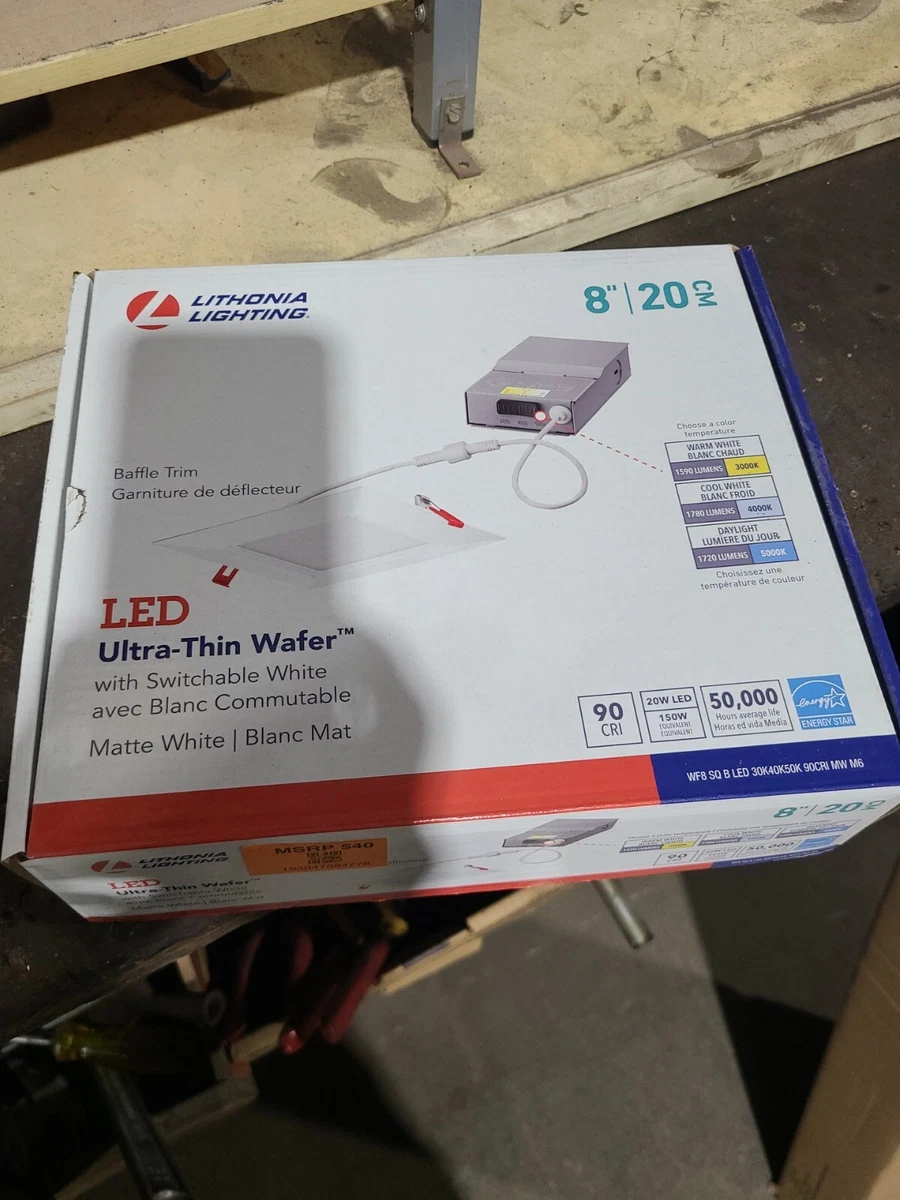 LITHONIA LIGHTING LED ULTRA THIN WAFER 8