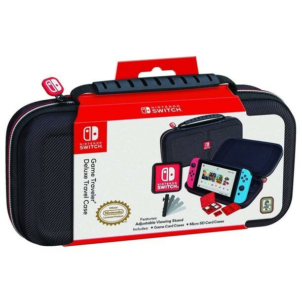 Nintendo Switch and Nintendo Switch Lite, Black Game Traveler Deluxe, Video Gam-image