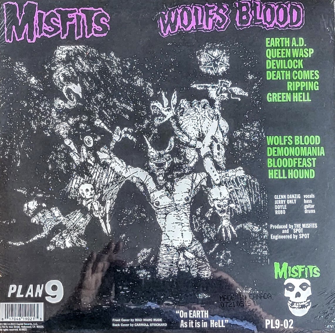 MISFITS EARTH A.D. - VINYL LP 