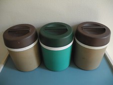 lot 3 glacières publicitaires Mobil automobilia gas station vintage coolers 70s