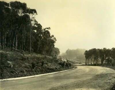 USA Kalifornien Palos Verdes Halbinsel Straße altes Foto 1920er Jahre