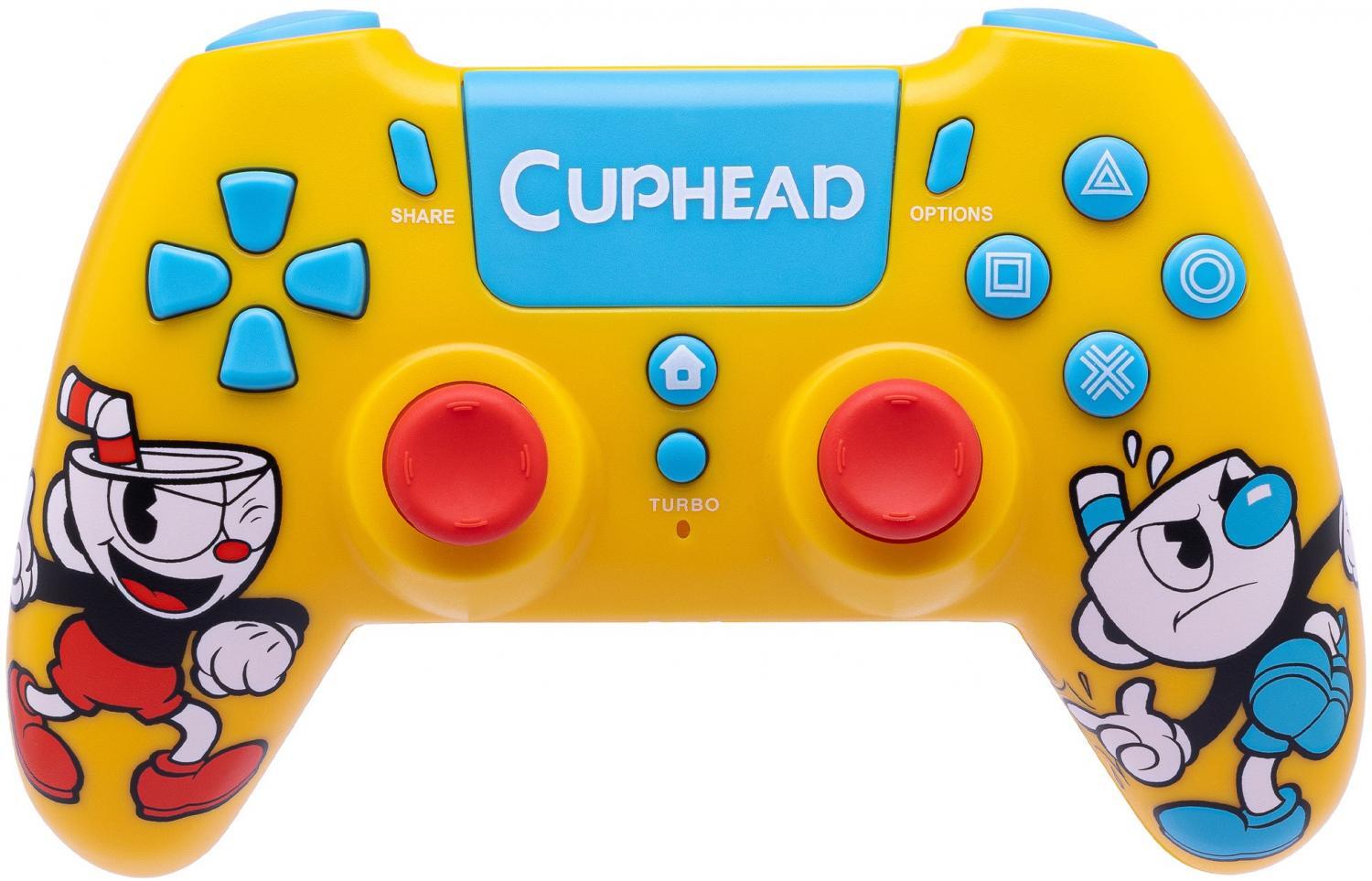 Qubick Controller Gamepad Wireless per PS4/PS5 Cuphead Edition - ACP40224