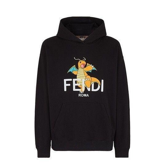 FENDI x Pokemon x FRGMT Fragment Hoodie Size L - In Hand FENDI x Pokemon x FRGMT Fragment Hoodie Size L - In Hand