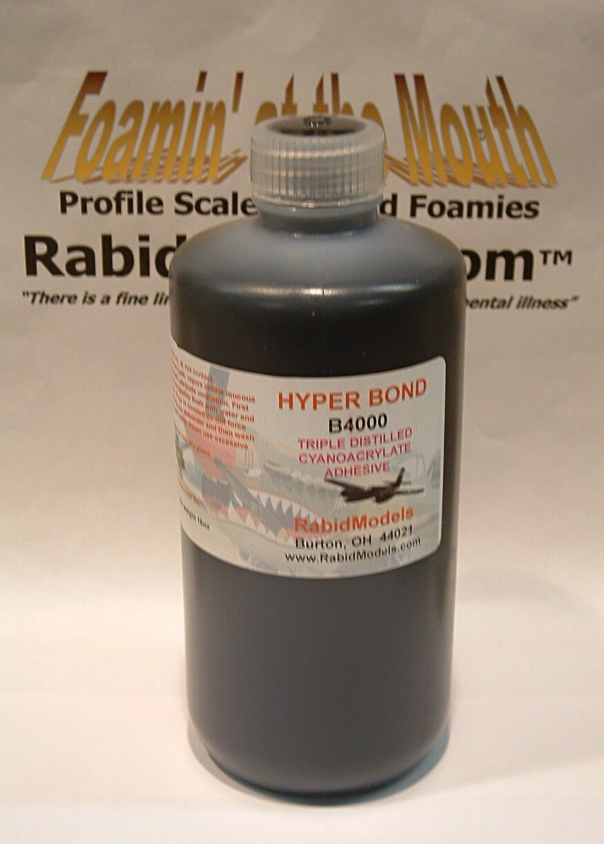 PICK SIZE - THICKER BLACK RUBBER-TOUGHENED CA SUPER GLUE Cyanoacrylate Adhesive