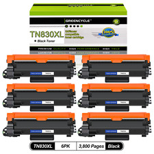 6 TN830XL Toner Cartridge Compatile for Brother HL-L2400D L2405W L2420DW L2460DW