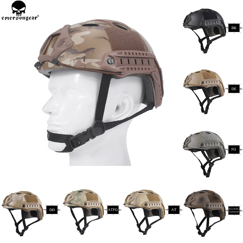 ATAIRSOFT Adjustable Fast Tactical Helmet With NVG Mount & Side Rails - ABS, Lightweight For Airsoft, Paintball, Cosplay